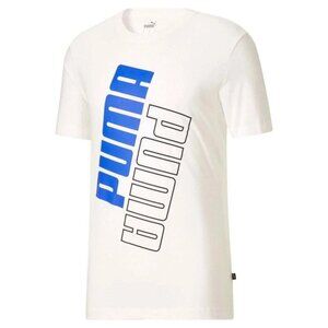 Puma T-Shirt Men's Crew Neck Short Sleeve Crew Neck Casual Cotton White Size S